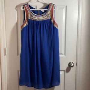 Beautiful summer dress in blue. Woman’s 1X.
